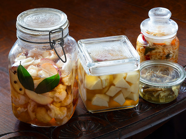 横山タカ子さんの甘酢漬け(写真=小林キユウ)