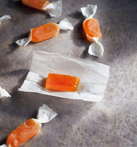 みかんのゼリー飴